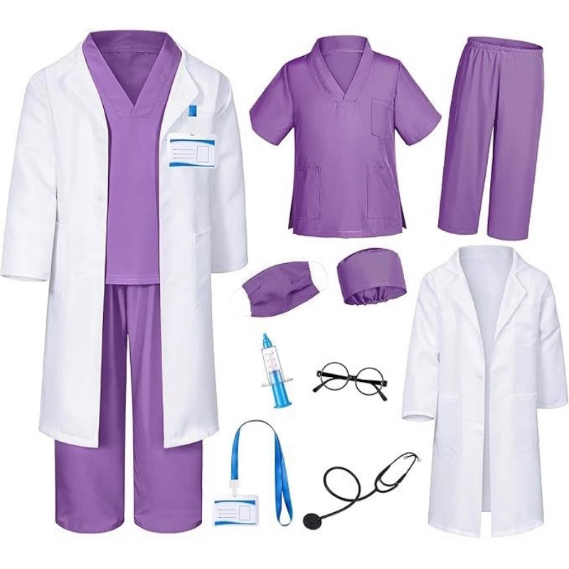 Stethoscope - Kids Doctor Pretend Play Set White
