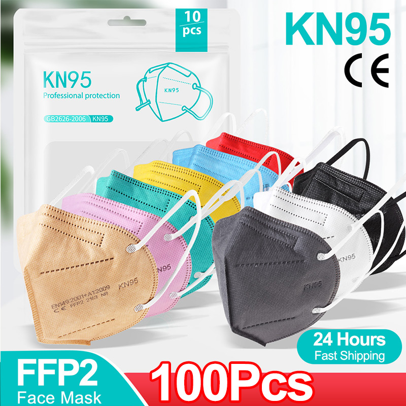 10-100PCS mascarillas FFP2 Fac - Surgical Mask recension och pris