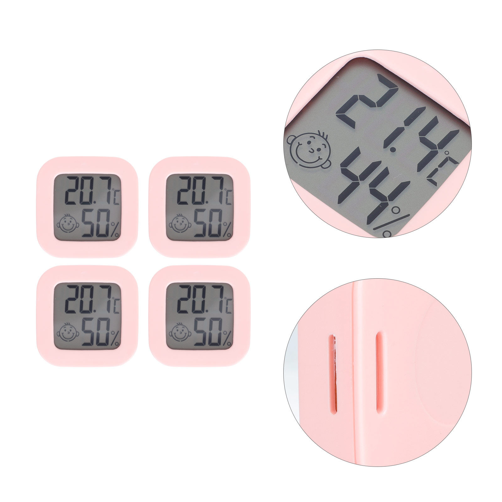4Pcs Desktop Thermometer Hygro - Thermometer Digital recension och pris