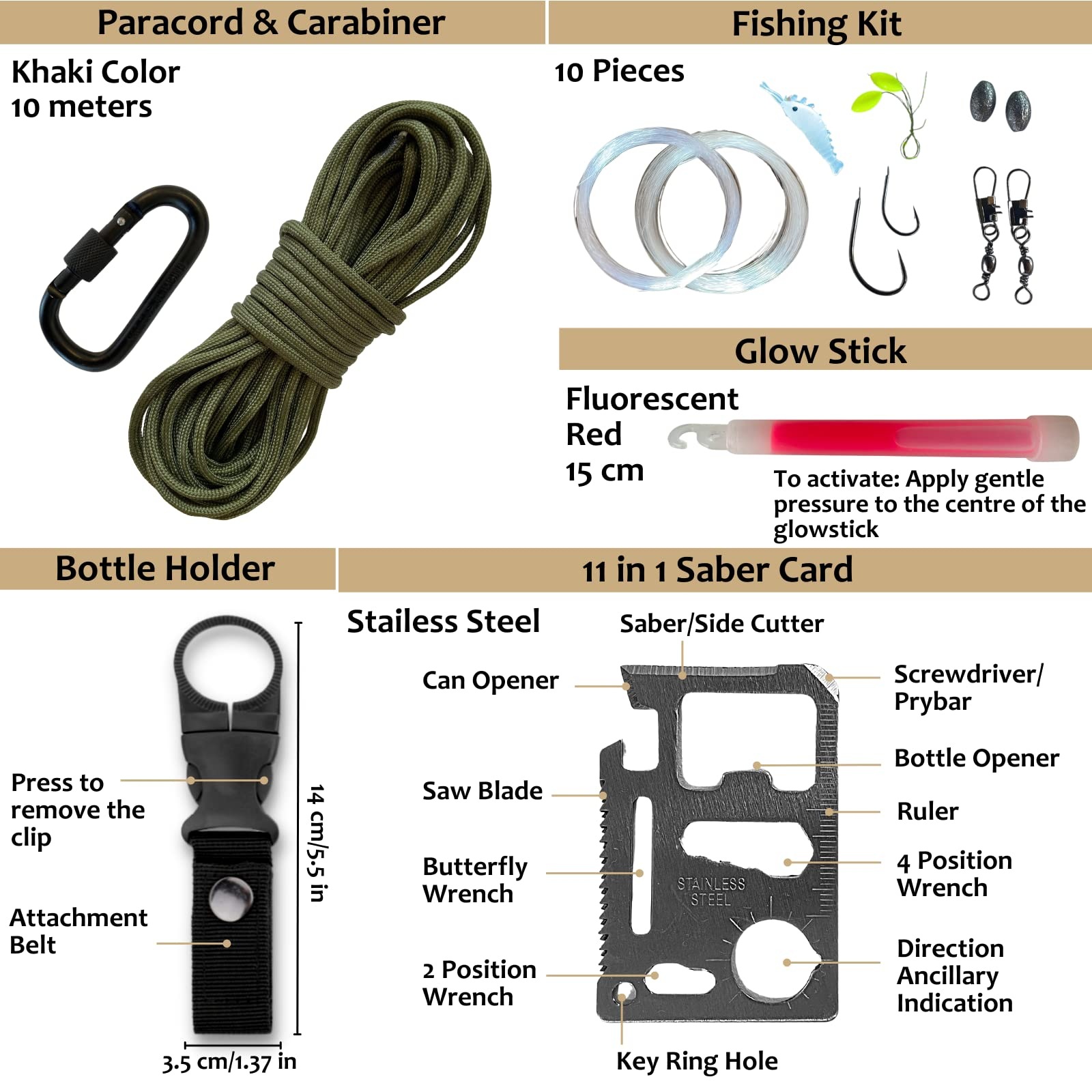 Out Bag Outdoor Emergency Firs - First Aid Kit recension och pris